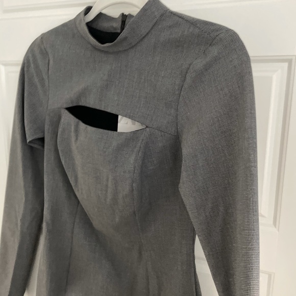 ZARA HOUNDSTOOTH DRESS - Picture 6 of 9